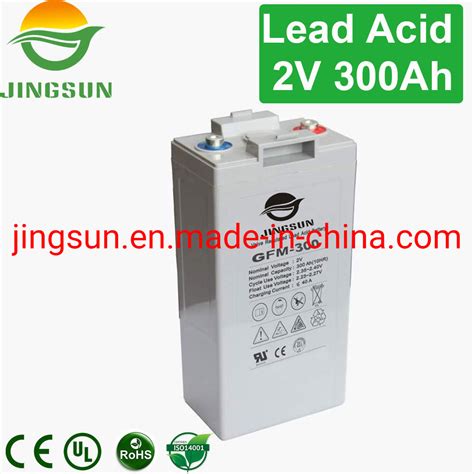 Jingsun Deep Cycle 2v 300ah Rechargeable Ups Lead Acid Vrla Battery China Battery And Ups Battery