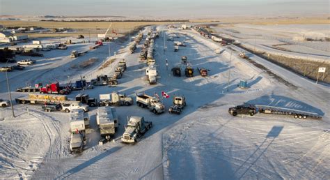 Blockade at Coutts Border Crossing in Alberta Continues After ...