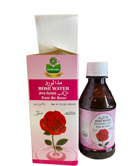 Marhaba Natural Rose Water 240ml Desi Super Market