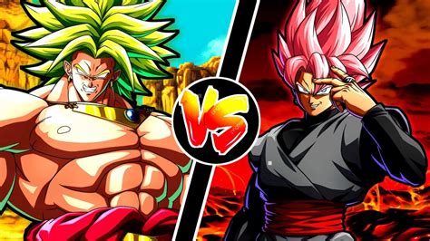 Broly Vs Black Goku By Dark Ale Youtube