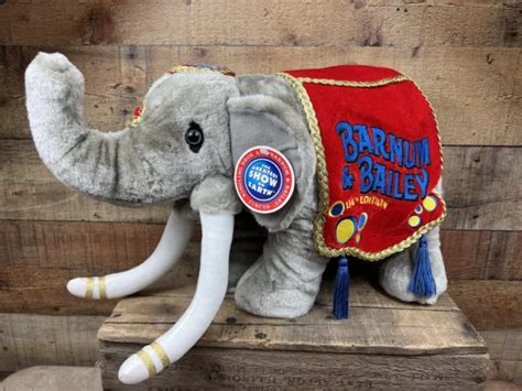 Rare Ringling Bros And Barnum Bailey Circus Plush Elephant 134th