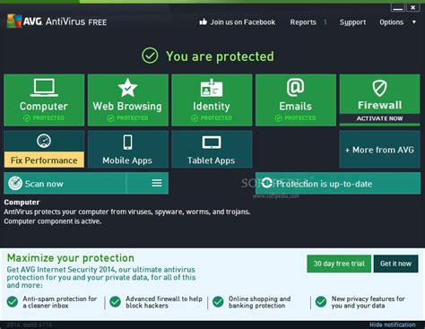 Avg Antivirus Free 2014 Gets A Fresh Update On Windows