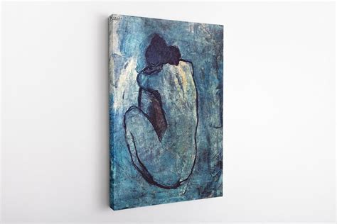 Blue Nude By Pablo Picasso Canvas Wall Art Picasso Painting Canvas