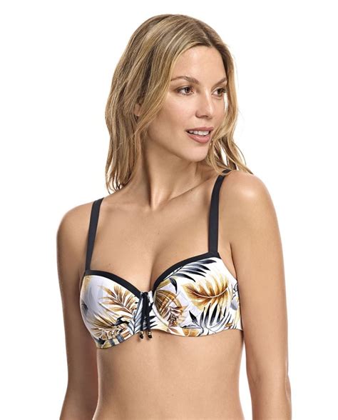 Top Bikini Balconet Con Copa Aro Y Refuerzo Bajo Pecho Private Sunset Bikini Bikini