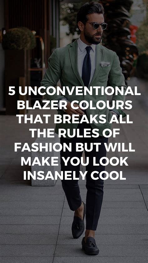 5 Unconventional Blazer Colours That Breaks All The Rules Of Fashion B