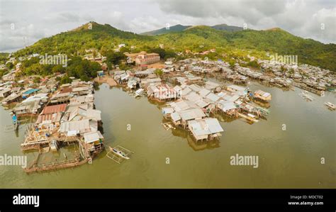 Aerial slums on beach hi-res stock photography and images - Alamy