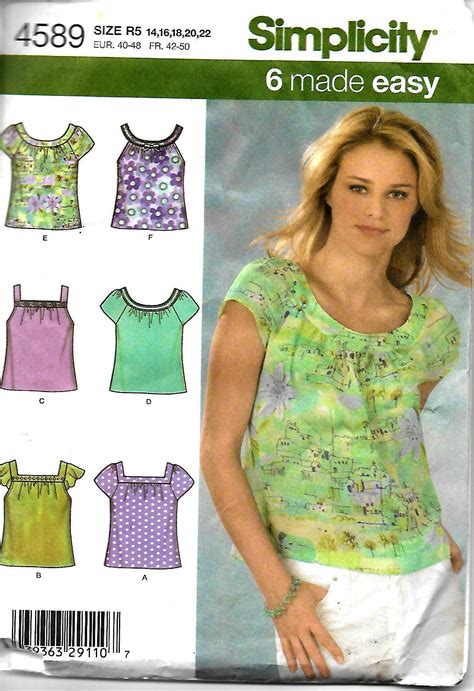 Sewing Patterns Tops Easy