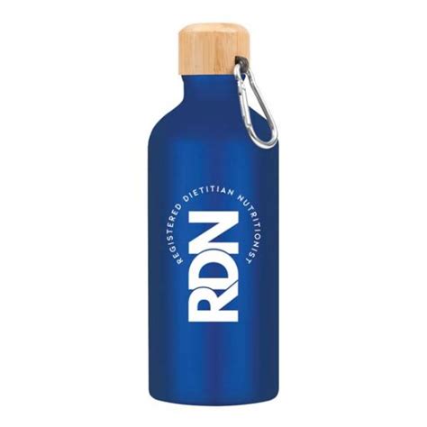 National Nutrition Month Gifts RDN Aluminum Bottle W Bamboo Lid