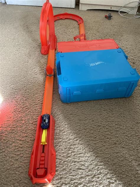 Hot Wheels Track Builder Piece Flame Stunt Pack Set Macy S