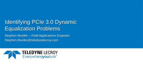 PDF Identifying PCIe 3 0 Dynamic Equalization Problems DOKUMEN TIPS