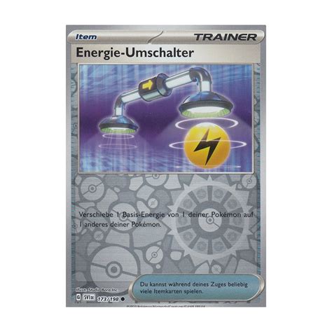 Energie Umschalter 173 198 REVERSE HOLO Karmesin Und Purpur Pokemon