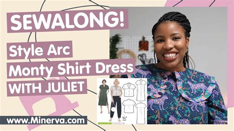 Minerva Sew Along Style Arc Monty Shirt Dress YouTube