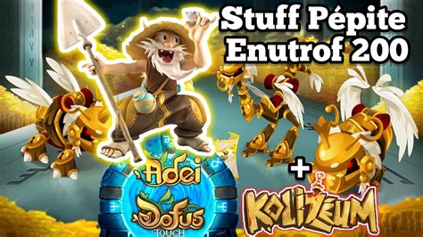 Enutrof Feu Eau Lvl Full Opti Dofus Touch Youtube