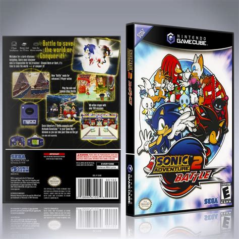 GameCube Replacement Case NO GAME Sonic Adventure 2 Battle