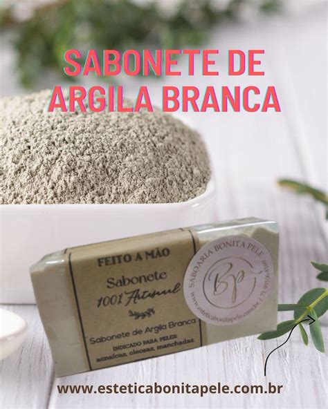 Sabonete Argila Branca Artesanal Elo Produtos Especiais