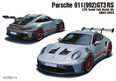 1:24 Porsche 911 GT3 RS Full Resin Model Kit AM02-0037, 60% OFF