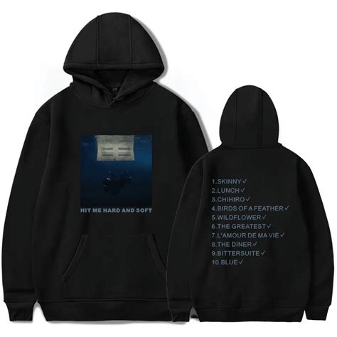 Tpuabr Billie Eilish Hit Me Hard And Soft Inverted Pullover Album