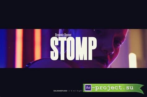 Videohive Dynamic Stomp Opener Project For After Effects