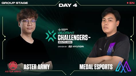 Aster Army Vs Medal Esports En Nodwin Valorant Challengers South Asia