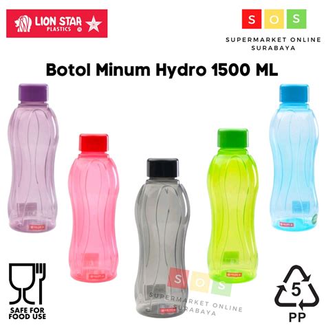 Jual Botol Minum Plastik Lion Star Hydro Bottle 1500 ML Shopee Indonesia