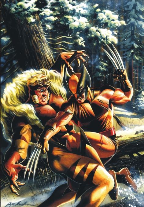 Wolverine Vs Sabretooth By Felipemassafera On Deviantart