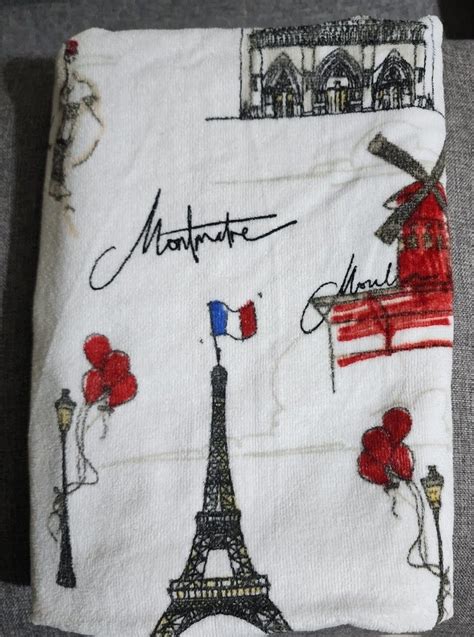 Karl Lagerfeld Paris Eiffel Tower Bath Beach Towel On Carousell