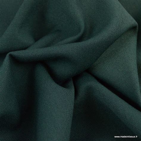 Tissu Gabardine Bi Stretch Coloris Vert