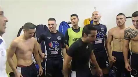 USO Florensac Pinet Gigean R S 2 1 Joie après le match dans le