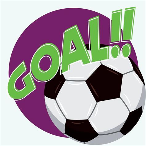 Soccer ball in a goal poster Vector illustration 13313435 Vector Art at Vecteezy