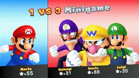 Mario Party Wario Vs Waluigi Vs Mario Vs Luigi Chaos Castle