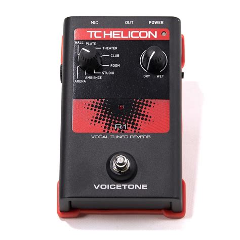 Tc Helicon Voicetone R Vocal Tuned Reverb Processore Vocale Gear Music