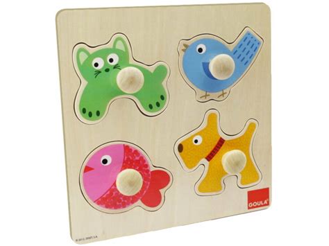 Acheter Puzzle En Bois Goula Animaux Domestiques Diset