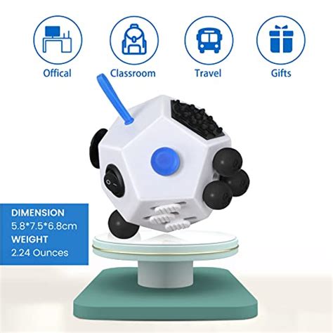 Vcostore Dodecagon Fidget Cube 12 Sided Fidget Cube Toy Depression