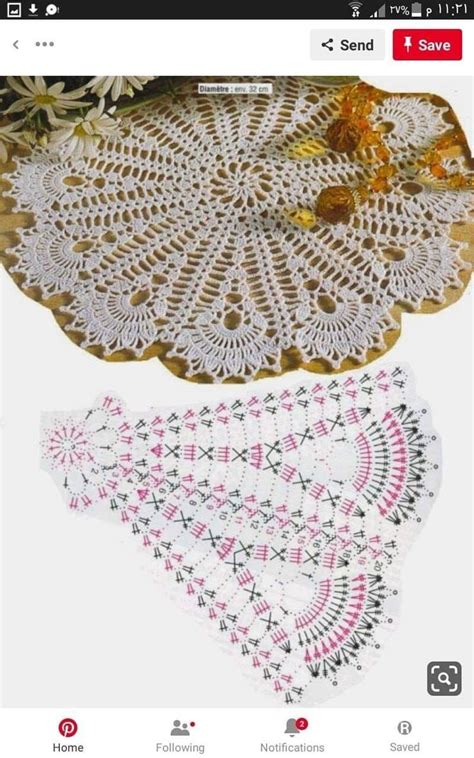 Pin By Agnieszka Piekarska On Wzory Szyde Kowe Crochet Doily Diagram