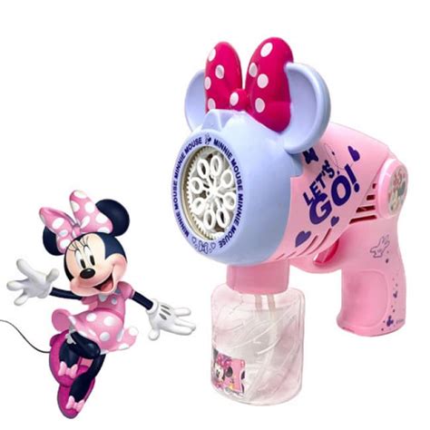 Disney Minnie Mouse Bubble Blower Machine Gun Princess Dress World