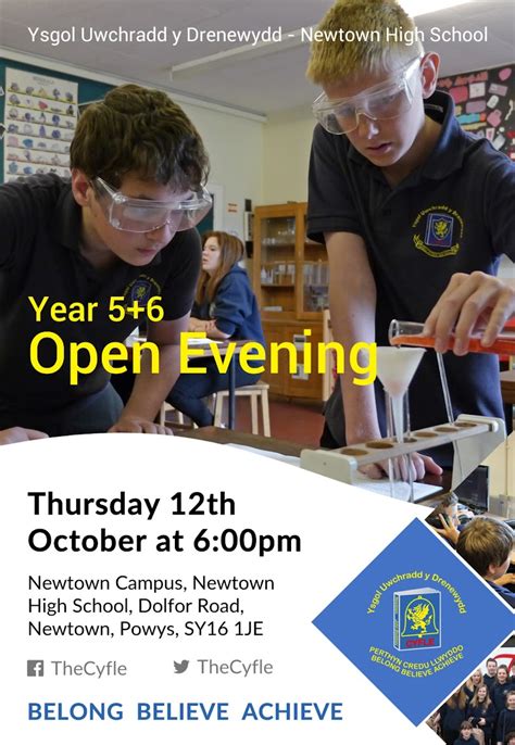 Open Evening At Newtown High School Mynewtown