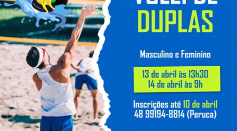 Inscrições para as competições de Vôlei de Duplas do Boia Cross