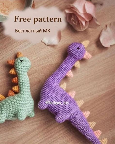 Squish A Saurus Crochet Dino Artofit