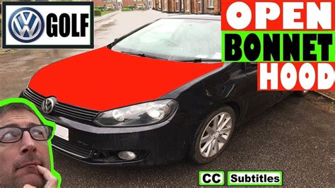 How To Open Bonnet On VW Golf How To Open Hood On VW Golf YouTube