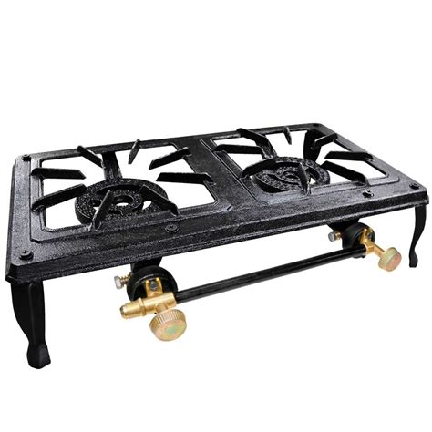 Cast Iron Stove Double Burner Stove Carolina Cooker 48590