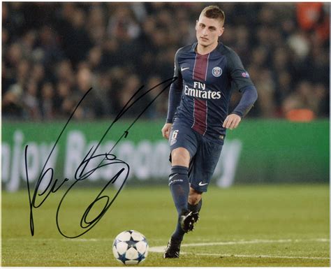 Marco Verratti – Signed Photo – Soccer (Fc Paris Saint – Germain ...