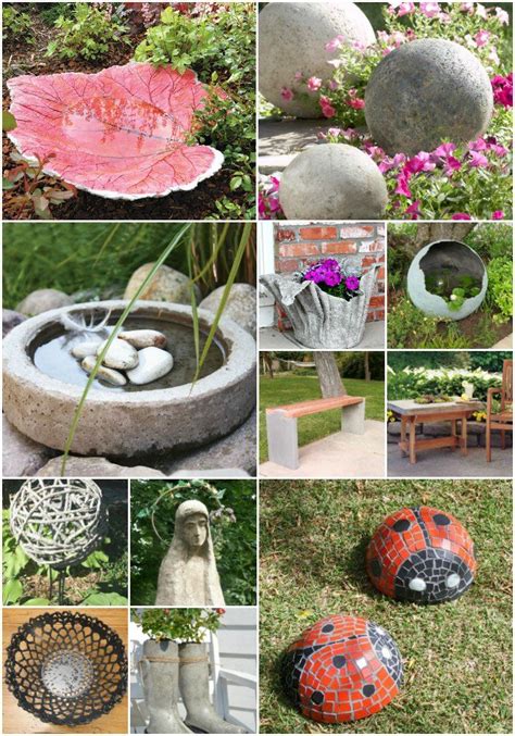 How To Make Garden Ornaments With Cement At Lois Ogrady Blog