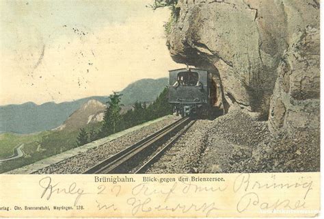 Brünigbahn Blick gegen Brienzersee 1905 Kaufen auf Ricardo