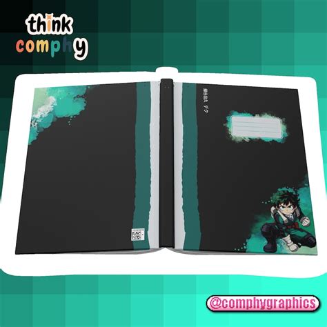 Mha Themed Chibi Notebooks Mha Bakugo Styled Chibi Notebook Anime