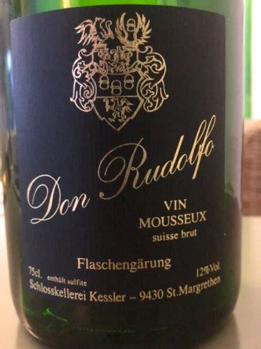 Schlosskellerei Kessler Don Rudolfo Mousseux Brut Vivino Us