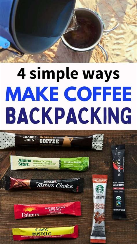 How To Make Backpacking Coffee 4 Ways Amanda Outside