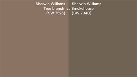 Sherwin Williams Tree Branch Vs Smokehouse Side By Side Comparison