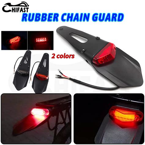 HIFAST Motorcycle LED Mudguard Tail Lights Modified Mudguard Motorcycle