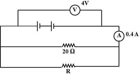 In The Circuit Diagram Given Below Find A Total Resistance Of The Circuit B Total Current