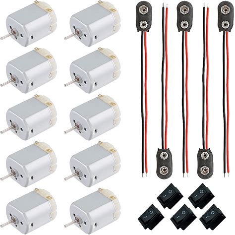 Buy 10 Pcs Mini Electric Motor 130 Micro DC Motor 1 5 6V 10000RPM